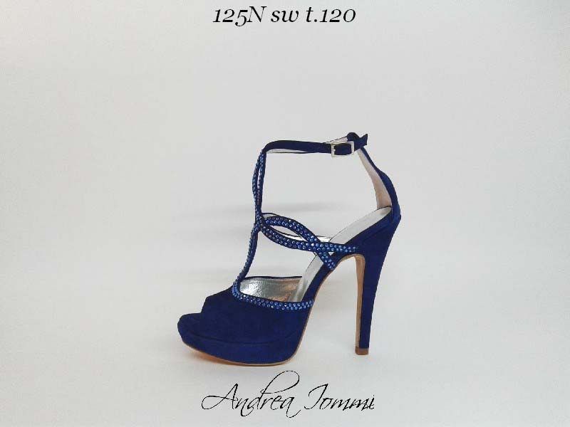 Sandali blu sposa clearance