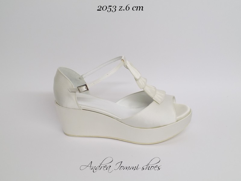 Scarpe da sposa con zeppa alta store