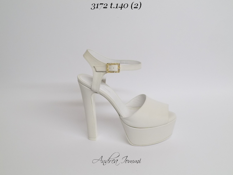 Sandalo bianco sposa shop