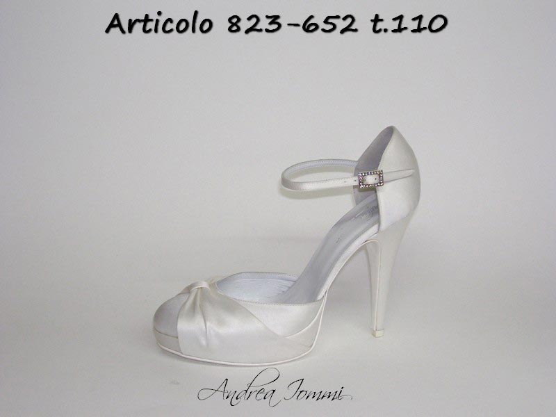 scarpe da sposa con punta chiusa