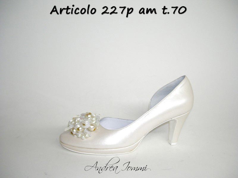 scarpe da sposa con punta chiusa