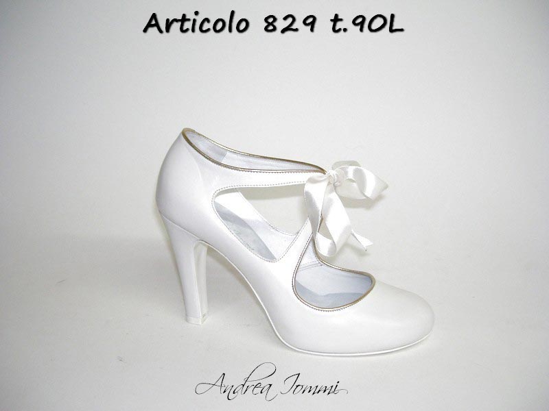 scarpe da sposa con punta chiusa