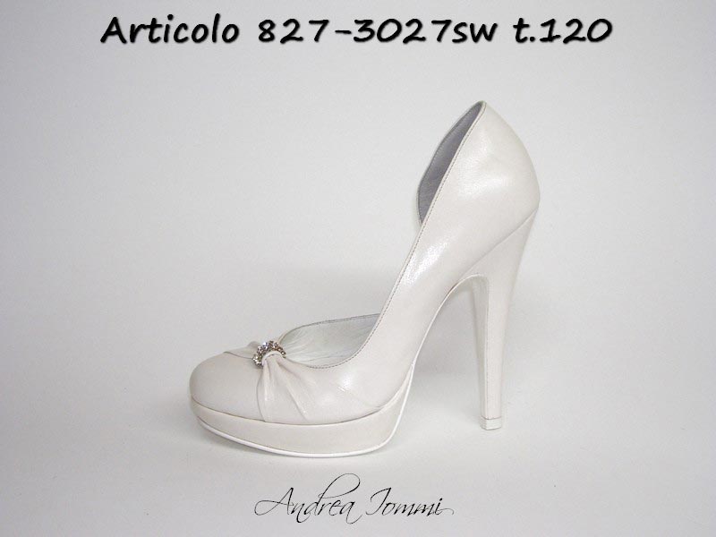 scarpe da sposa con punta chiusa