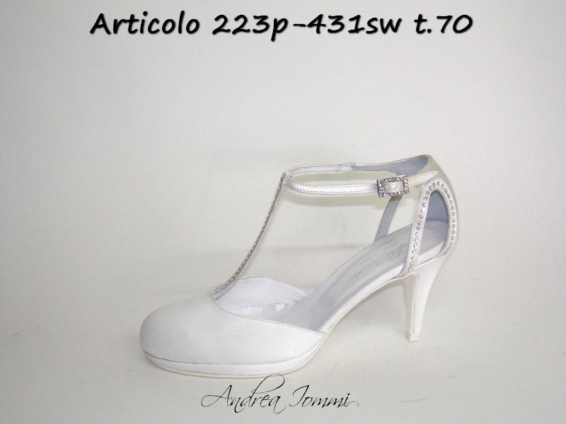 scarpe da sposa con punta chiusa