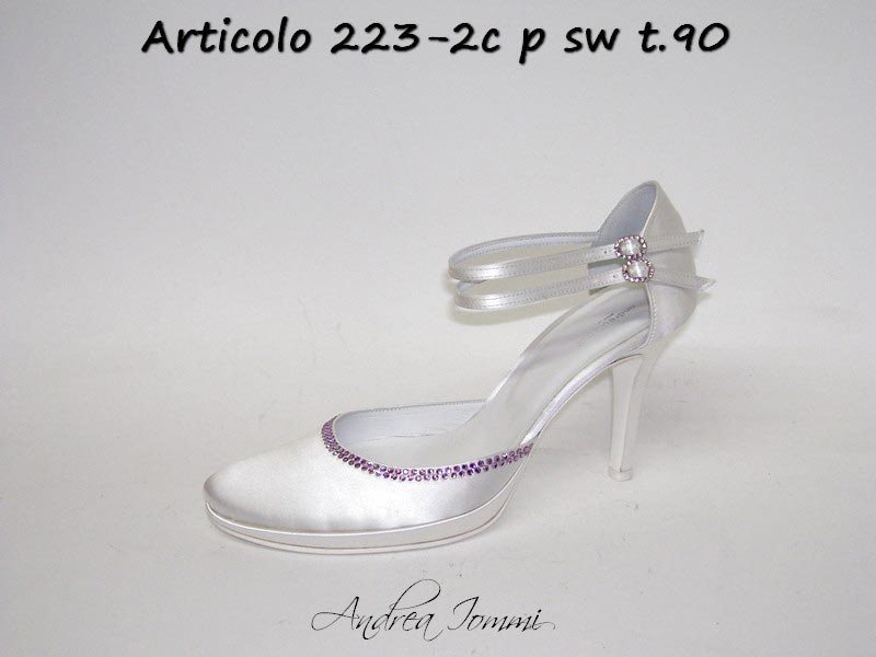 scarpe da sposa con punta chiusa