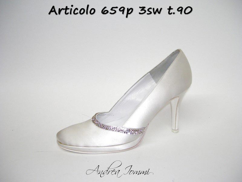 scarpe da sposa con punta chiusa