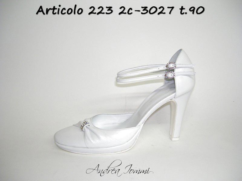 scarpe da sposa con punta chiusa