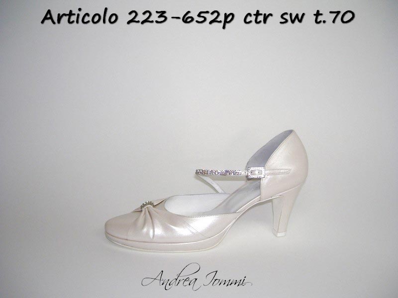 scarpe da sposa con punta chiusa