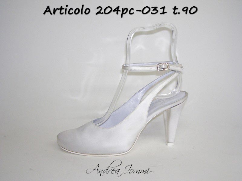 scarpe da sposa con punta chiusa