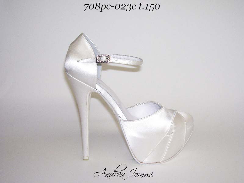Scarpe top raso sposa