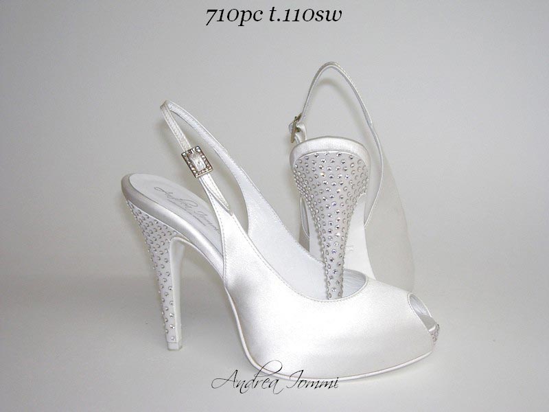 scarpe da sposa open toe