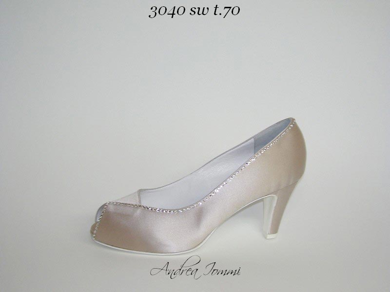 scarpe da sposa open toe