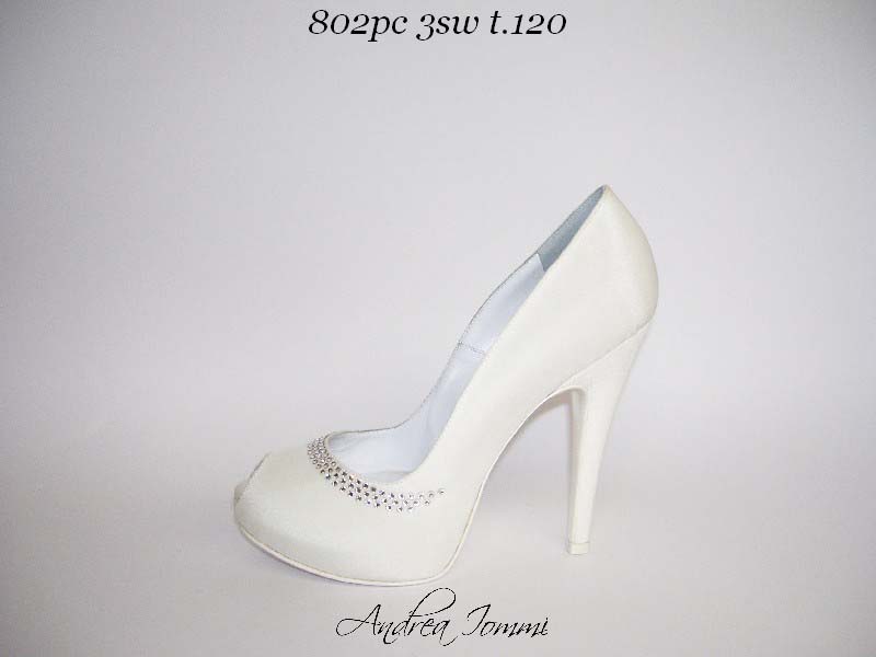 scarpe da sposa open toe