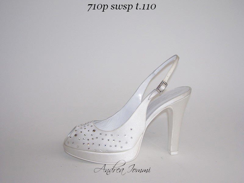 scarpe da sposa open toe