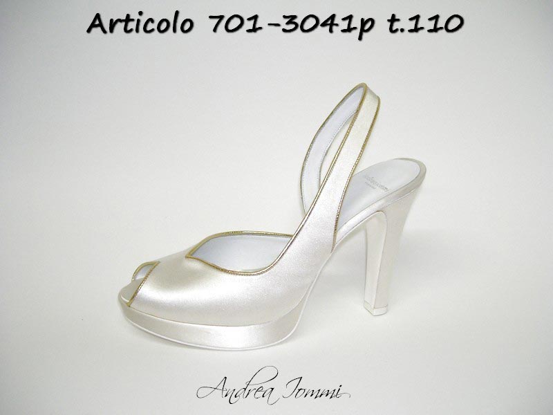 scarpe da sposa open toe