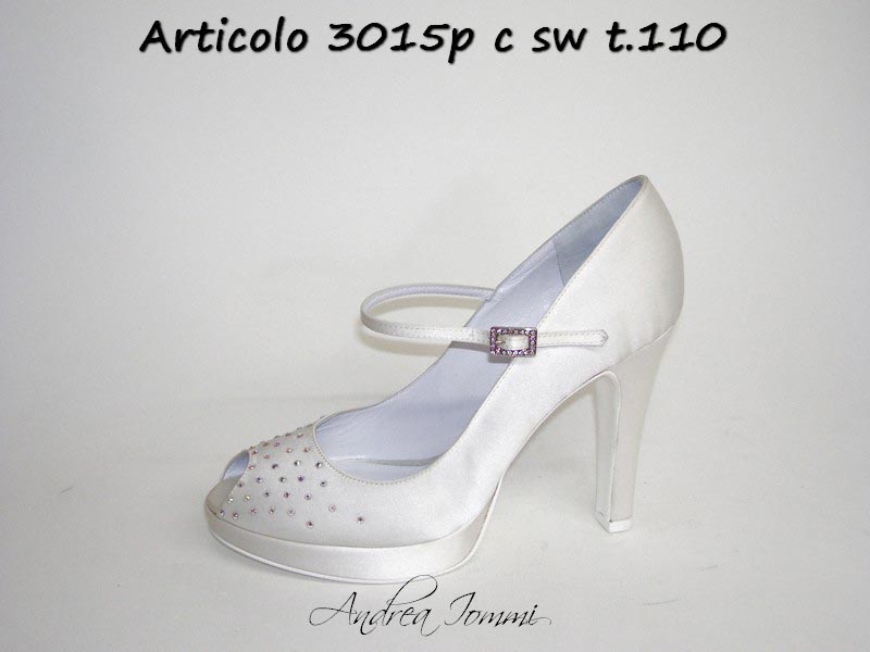 scarpe da sposa open toe