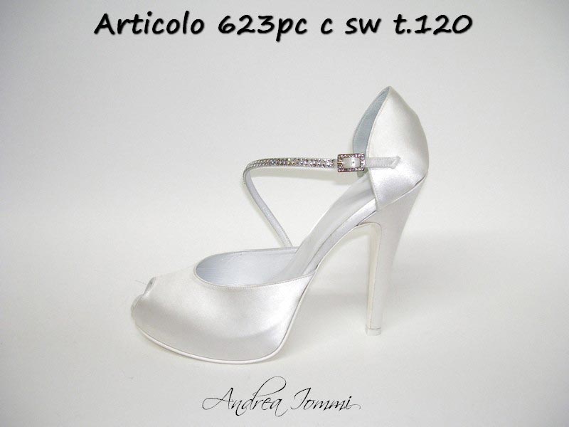 scarpe da sposa open toe