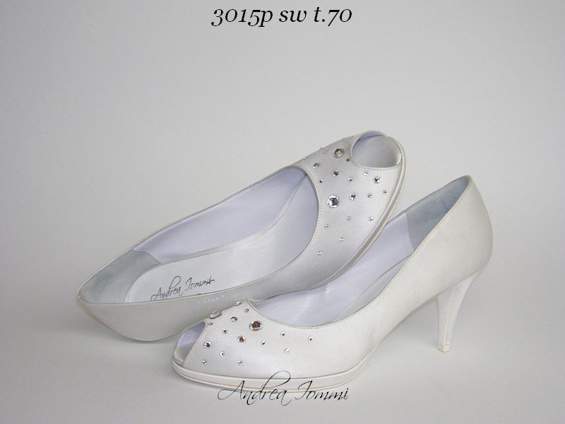 scarpe da sposa open toe