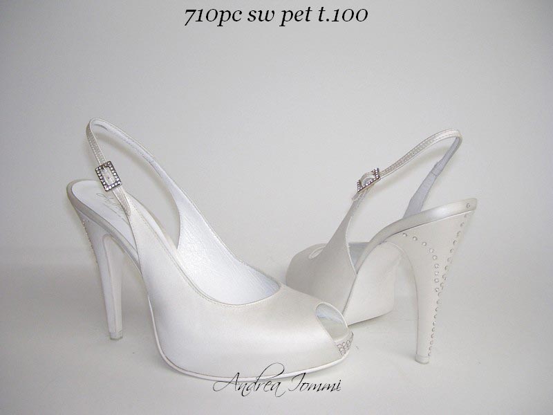 scarpe da sposa open toe