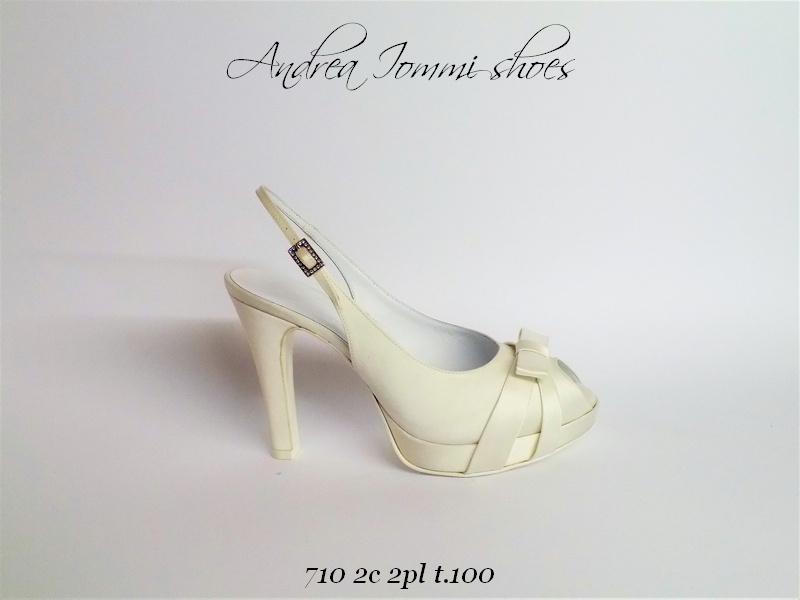 scarpe da sposa punta aperta made in Italy