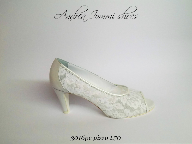 scarpe da sposa punta aperta made in Italy