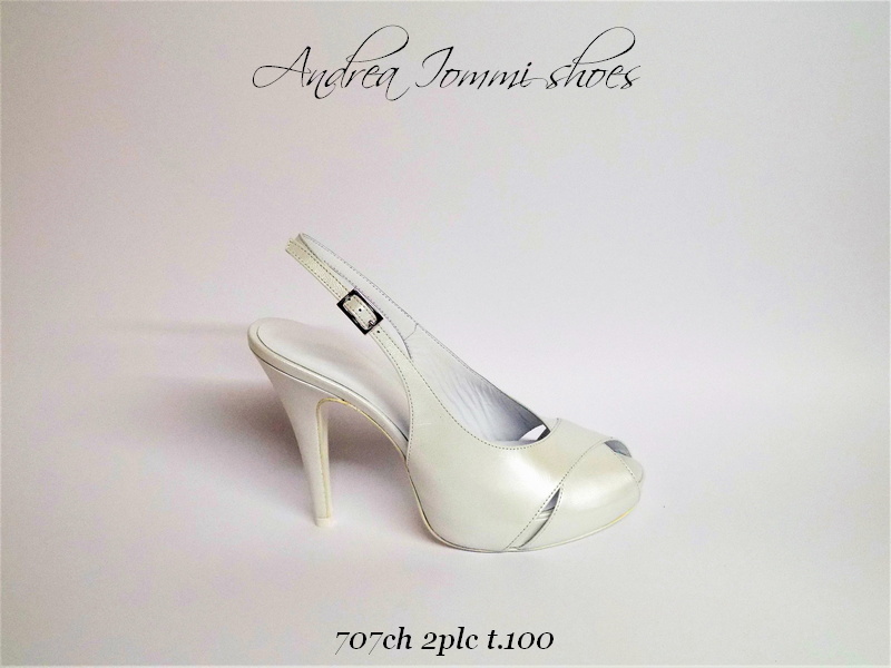 scarpe da sposa punta aperta made in Italy