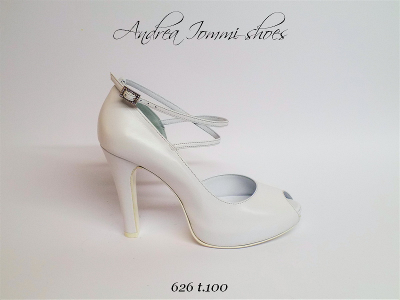 scarpe da sposa punta aperta made in Italy