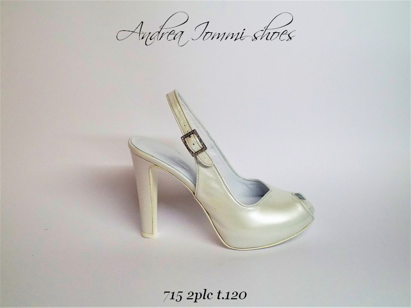 scarpe da sposa punta aperta made in Italy