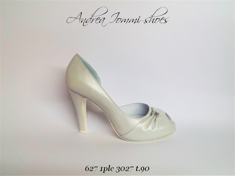 scarpe da sposa punta aperta made in Italy