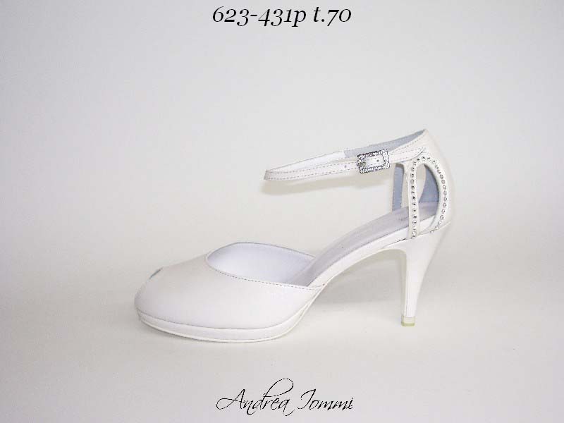 scarpe sposa open toe