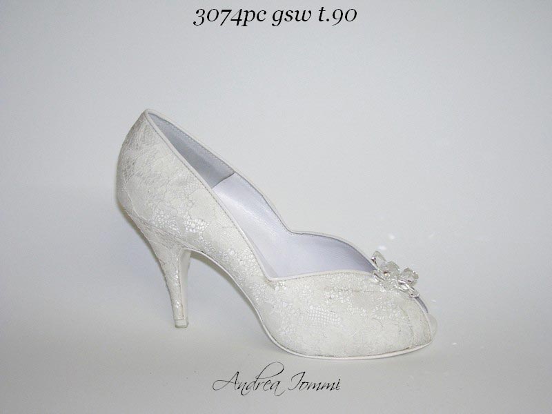 scarpe sposa open toe 