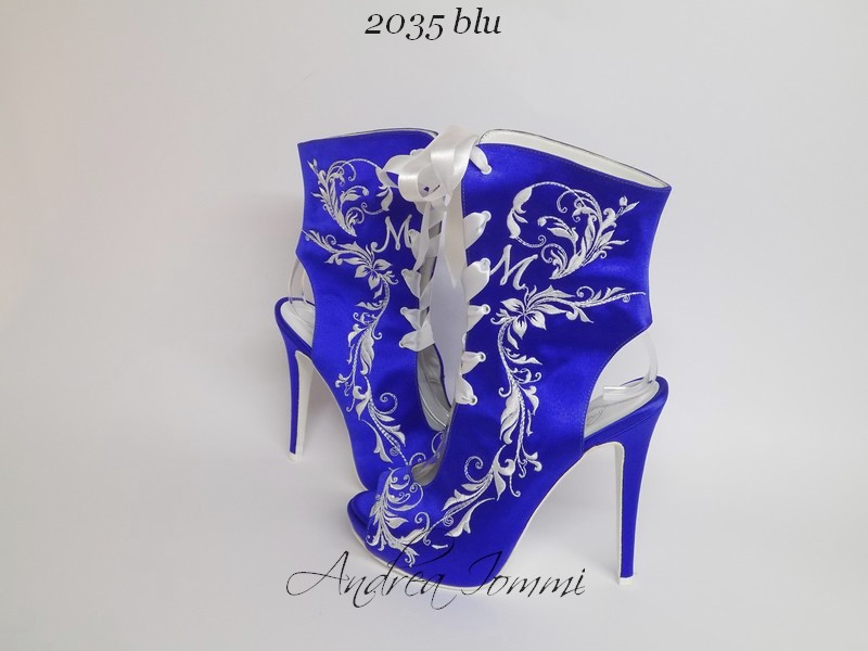 scarpe da sposa colorate