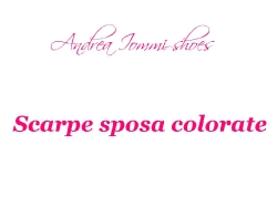 Scarpe sposa colorate